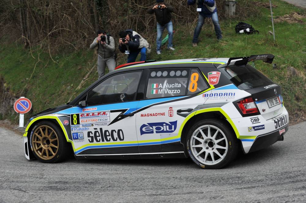 Nucita Vozzo su Skoda fabia R5