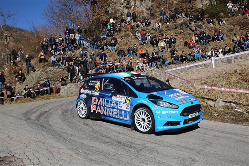 Antonio Rusce e la Ford Fiesta R5