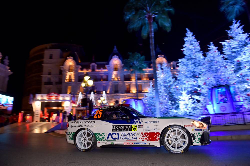 Rally Montecarlo Day 1 124 Abarth Rally