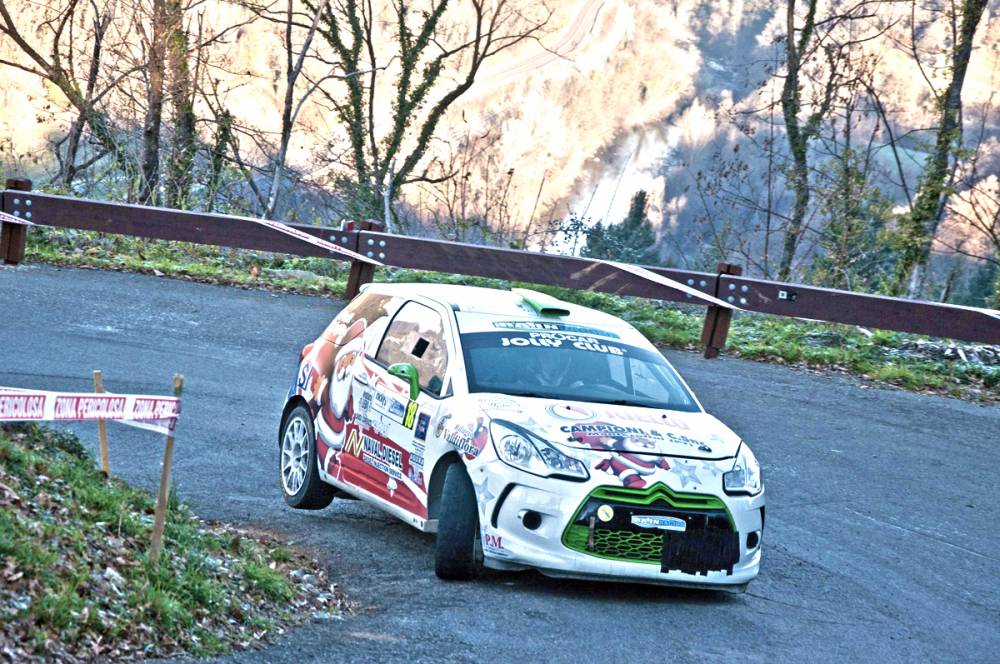 Tognozzi in azione con la DS3 R3 (foto Simonelli